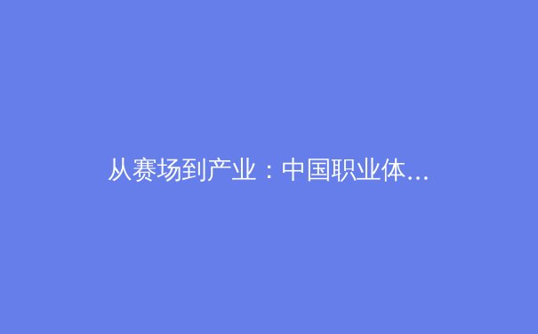 从赛场到产业：中国职业体育商业化的机遇与挑战